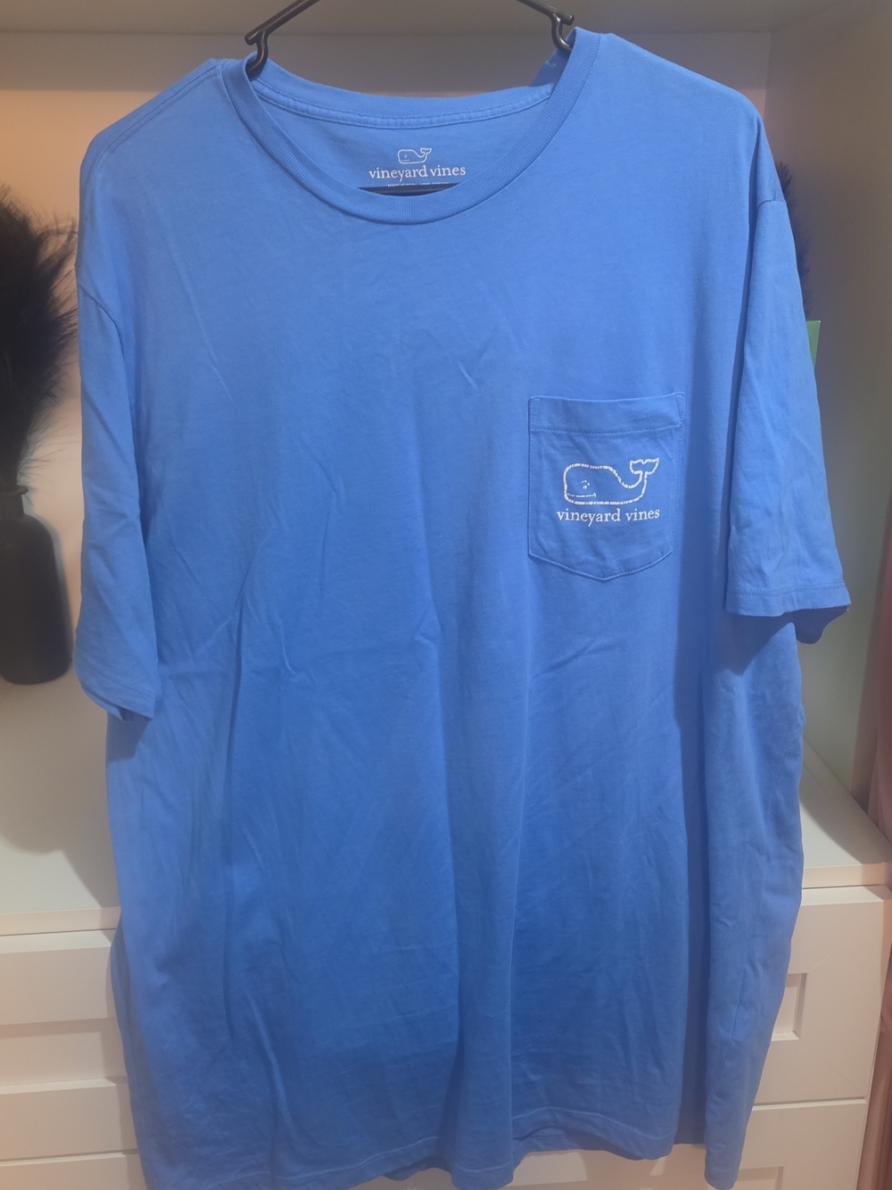 Vineyard Vines Short-Sleeve Pocket Tee in Sky Blue